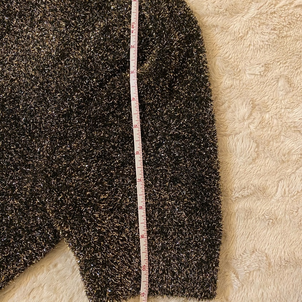 Kate Spade Metallic Textured Short Sleeve Sweater - Picture 6 of 8